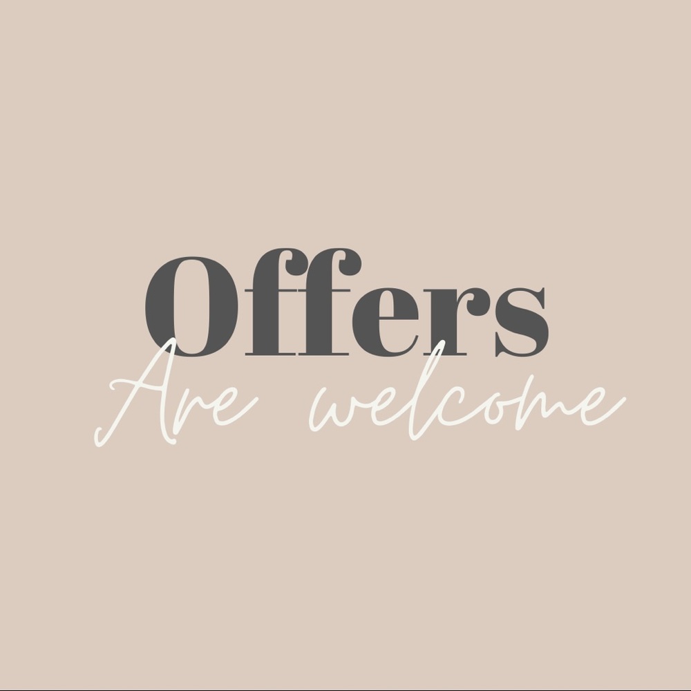 Offers are welcome.